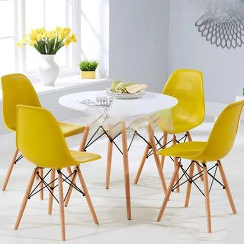 Bàn ghế cafe Eames D600-T