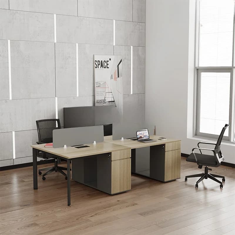 Cụm bàn làm việc 4 người Oval OVC04-2412