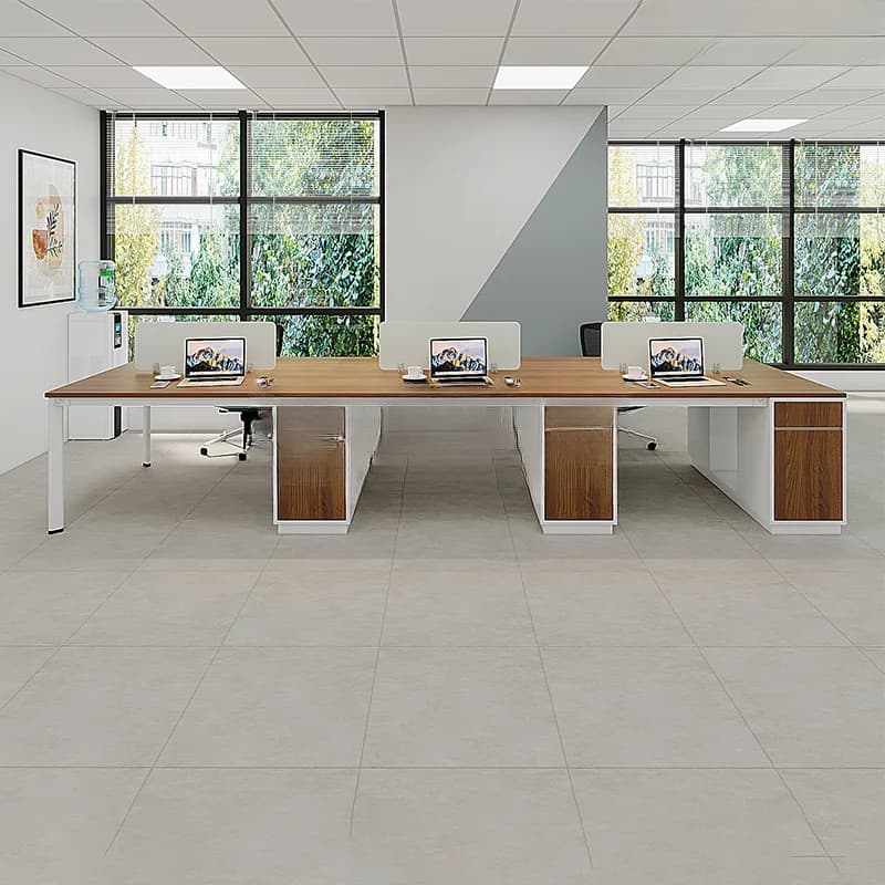 Cụm bàn làm việc 6 người Oval OVC04-3612