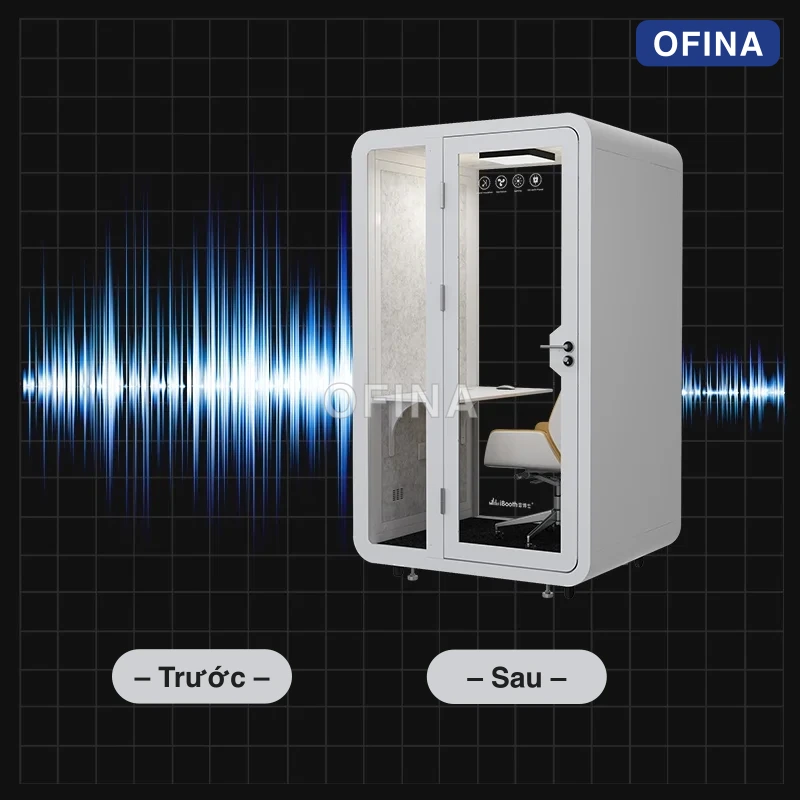 Cabin cách âm di động BLF-04 — buồng cá nhân tháo lắp