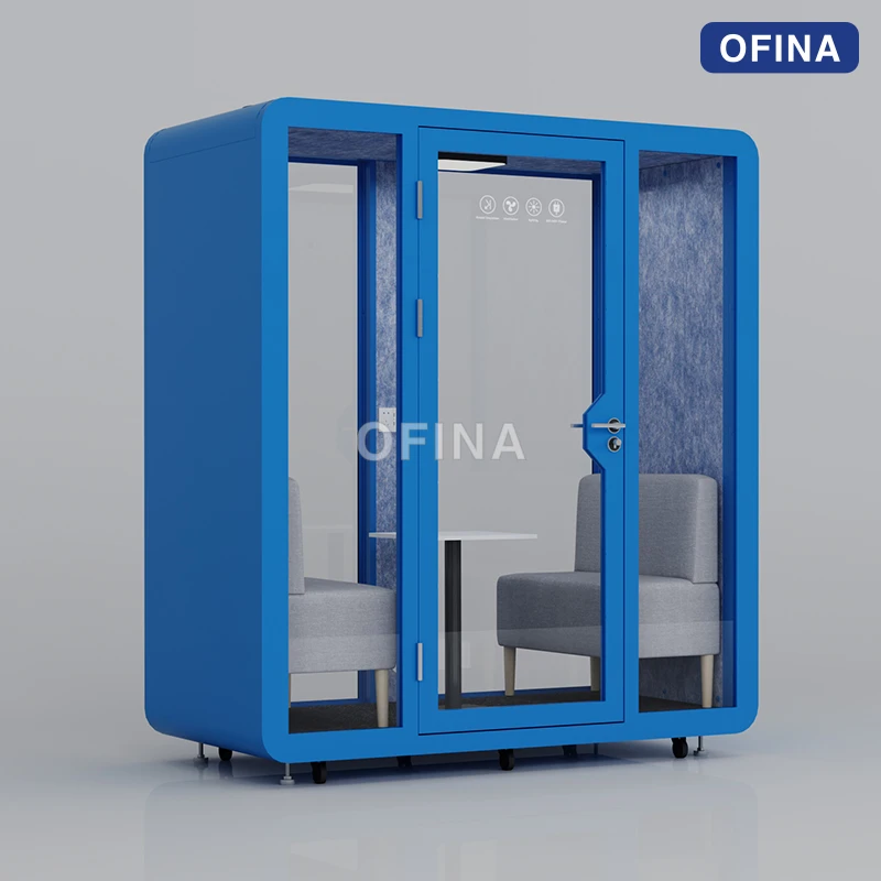 Cabin cách âm di động 1 người — vách 4 lớp, 9 màu vỏ thumbnail 8