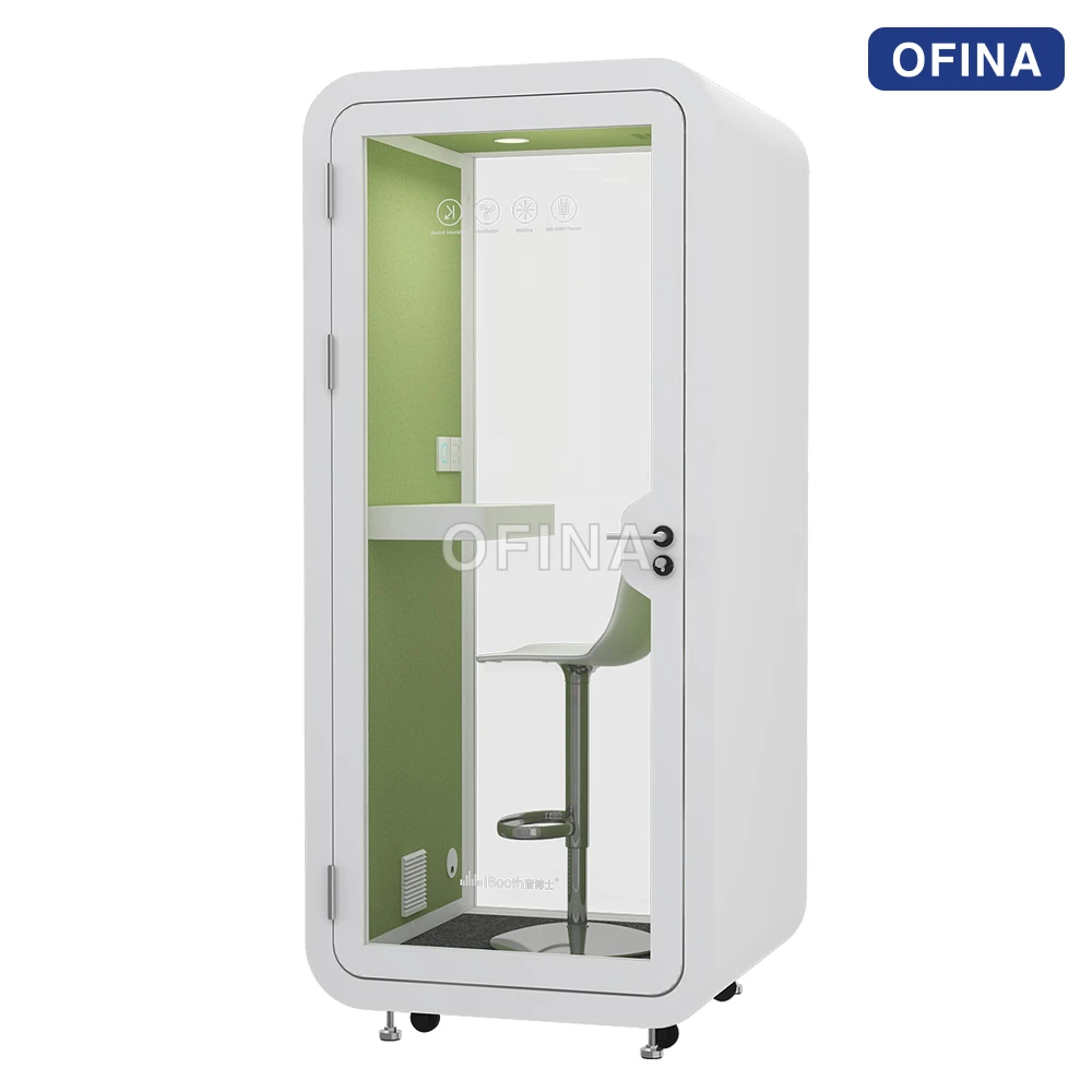 Cabin cách âm di động 1 người — vách 4 lớp, 9 màu vỏ thumbnail 16