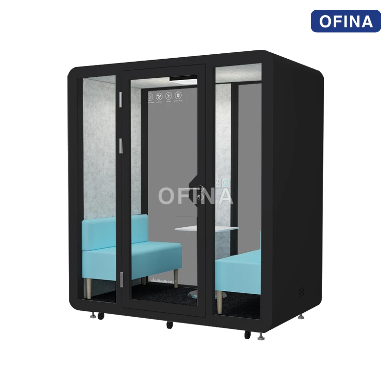 Cabin cách âm di động 2 người — buồng họp đôi, chọn được nội thất thumbnail 13