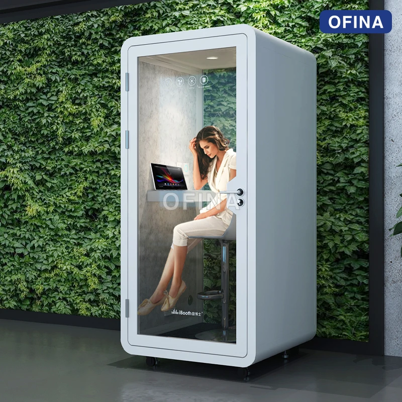 Cabin cách âm di động 1 người — bản mini, vách 4 lớp thumbnail 9